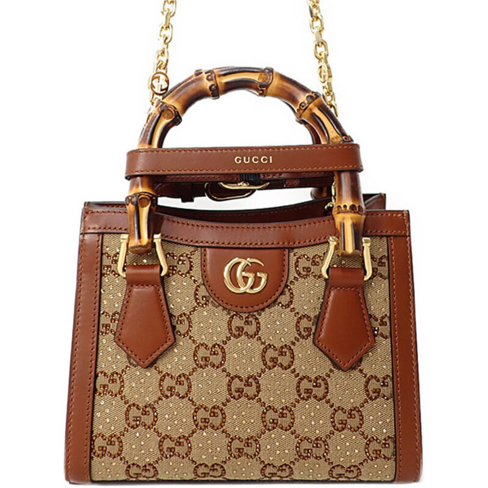 Gucci Tote 2way Brown Diana Bag - Picture 2 of 9